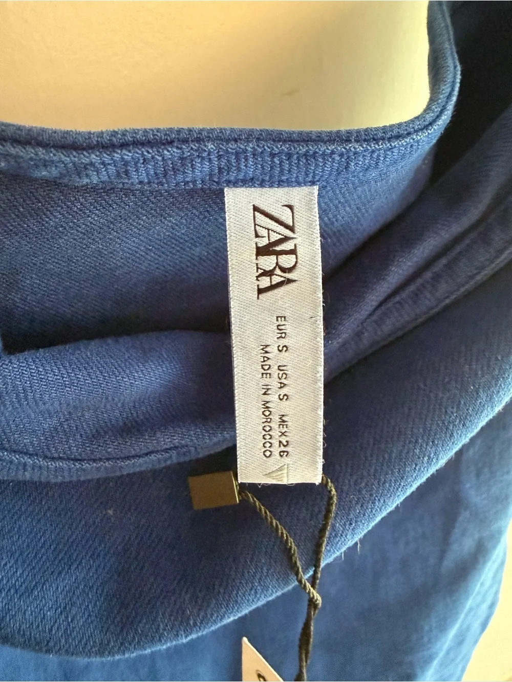 Strapless Royal Blue Bodycon Dress - Picture 3 of 3